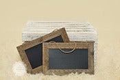 Image of Measuring Stick Chalkboards - Vintage Style - Old School Charm