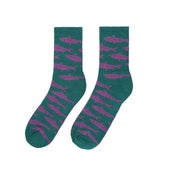 Image of ONLY NY - HERRING SOCK (FOREST)