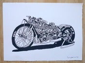 Image of Signed CFH Dragbike Screenprint limited edition of 5