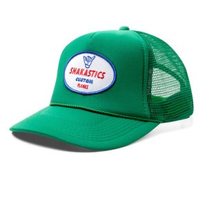 Image of Oval Logo Trucker Hat - Green