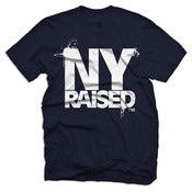 Image of New York Raised - Navy Blue & White