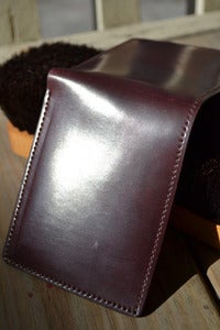 Image of Johnny the Fox - Shell Cordovan Bifold Wallet