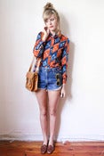 Image of wild horses blouse