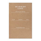 Image of Market List- Kraft