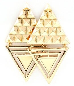 Image of ABSTRACT TRIANGLE EARRINGS