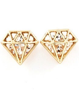 Image of DIAMOND STUD EARRINGS