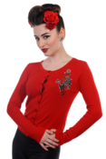 Image of Banned Red Anchor Cardigan