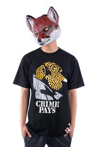 Image of Crime Pays Tee - Black