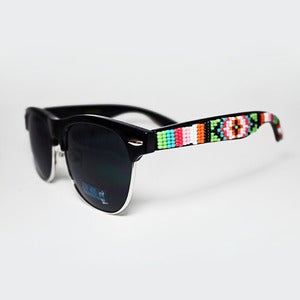 Image of Beaded Rimless Sunglasses