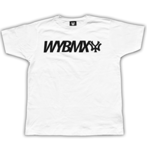 Image of 'WYBMX' T-Shirt - White/Black