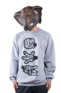 Image of Rock paper Cut Dumbo Crew - Grey