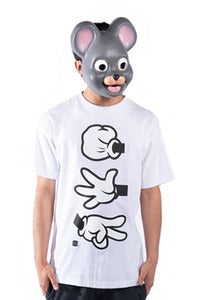 Image of Rock Paper Cut Tee - White