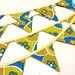 Image of mini retro flower bunting