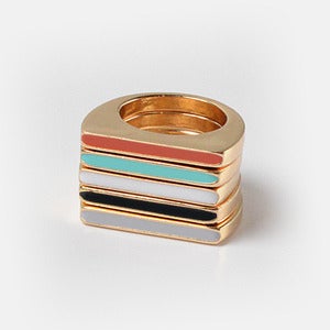 Image of Color Block Rings
