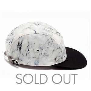 Image of MOUPIA X SHALLOWWW Marble/Black 5 Panel Hat