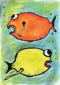 Image of Kevin Seconds 5x7 Digi-Print 'Our Friends That Are Fish'