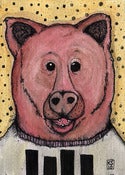 Image of Kevin Seconds 5x7 Digi-Print 'Black Flag Bear'