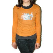 Image of Blue-Eyed Son - Girl's Orange Long Sleeved Tee