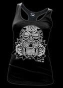 Image of Calavera Racer Back Tank Top Style #3202