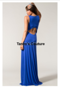 Image of CORAL CUT-OUT BACK MAXI DRESS