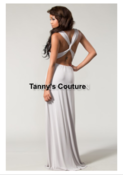 Image of Halter Cut Maxi Dress With Sexy Cut Out Back 