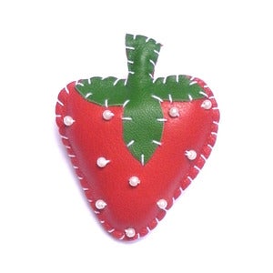 Image of Strawberry Brooch