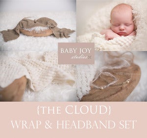 Image of {the Cloud} Wrap & Headband SET