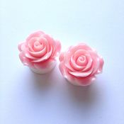 Image of MADE TO ORDER 18mm (11/16") - 22mm (7/8") Rose plugs