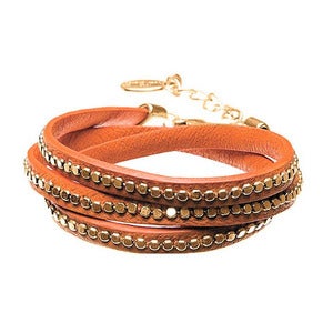 Image of Hultquist Orange Wraparound Bracelet