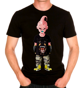 Image of FASTLANE DRAGON BALL Z X SUPREME X GIVENCHY X OFWGKTA X JORDAN BLACK TEE SHIRT 