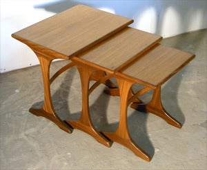 Image of TABLES GIGOGNES SCANDINAVE ANNÉES 60 - REF.1274
