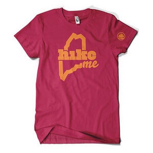 Image of HikeME T-Shirt (Cranberry)
