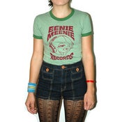 Image of Eenie Meenie Records- Girl's Green Logo Tee