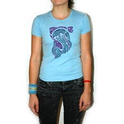 Image of From Bubblegum To Sky - Girl's Queen Blue Tee