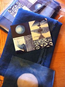 Image of indigo linen yardage