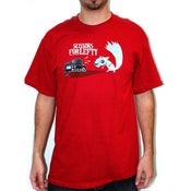 Image of Scissors For Lefty - Red Squirrel Tee
