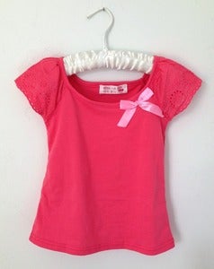 Image of Eyelet Sleeve Top