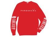 Image of PHRESHCRU RACING LONGSLEEVE (Red)
