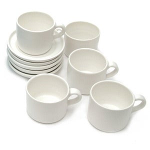Image of Cafe classic cup and saucer set