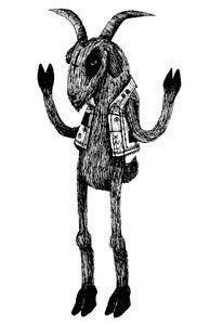 Image of Black Metal Goat