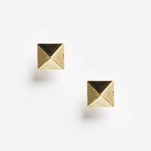 Image of Pyramid Stud Earrings
