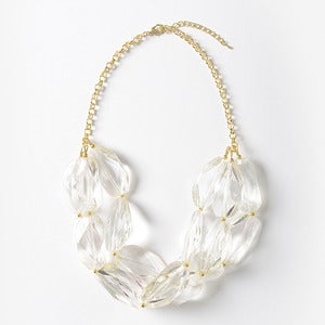 Image of Clear Chunky Crystal Necklace
