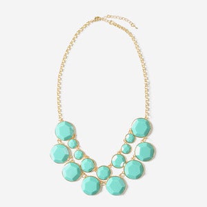 Image of Turquoise Jewel Bib Necklace