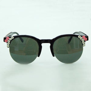 Image of Mint Flower Customised Sunglasses 