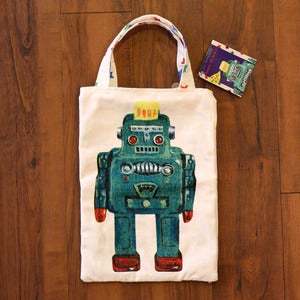 Image of Robot mini tote by Nathalie Lété *NEW*