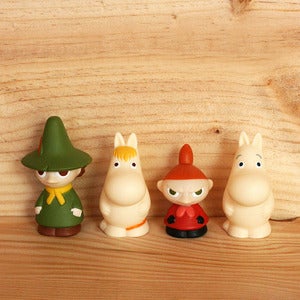 Image of Moomin plastic figurines