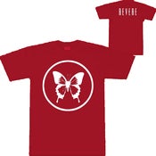 Image of T-Shirt 'Butterfly' RED (M/L size only)