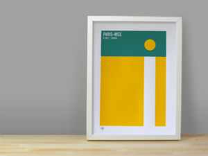 Image of PARIS-NICE SCREENPRINT