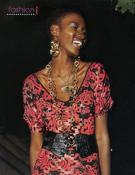 Image of Golden Geisha Fan Necklace **As seen in Black Beat Magazine** Nov. '08