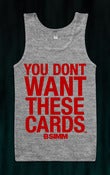 Image of YDWTC GREY/RED TANK TOP 